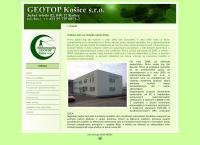 Webová stránka GEOTOP Košice s.r.o.