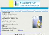 Webová stránka Glass Konzorcium