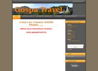 Webová stránka GOSPA TRAVEL s.r.o.