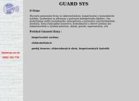 Webová stránka GUARD SYS s.r.o.