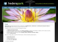 Webová stránka HEDERA PARK