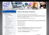 Webová stránka HF TECHNIK s.r.o.