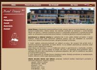 Webová stránka Hotel Diana