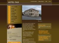 Webová stránka Hotel Faix