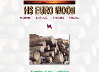 Webová stránka HS EURO WOOD S.R.O. Levoča