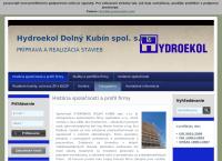 Webová stránka Hydroekol Dolný Kubín Spol. S R.o.
