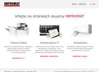 Webová stránka Impromat Slov, Spol. S R.o.