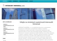 Webová stránka Interaudit Univerzal S.r.o.