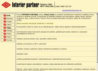 Webová stránka Interier Partner, S.r.o.