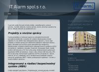 Webová stránka IT Alarm s.r.o.