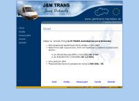 Webová stránka J & m Trans Juraj Bošanský
