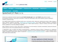 Webová stránka J.P.Plast Slovakia spol. s r.o.