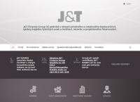 Webová stránka J&T FINANCE GROUP a.s.