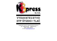 Webová stránka Kb Press S.r.o.