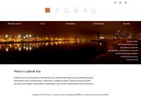 Webová stránka KG - Bau S.r.o.