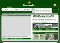 Webová stránka KINGS REALITY s.r.o.