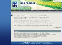 Webová stránka K&K project s.r.o.