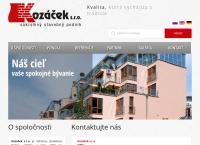 Webová stránka Kozáček S.r.o.