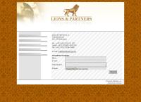 Webová stránka LIONS & PARTNERS a.s.