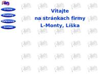 Webová stránka L-Monty