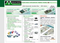 Webová stránka MACRO COMPONENTS s.r.o.