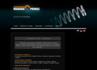 Webová stránka Manarasprings s.r.o.