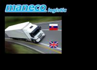 Webová stránka MANECO logistic s. r. o.