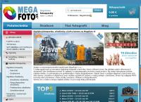 Webová stránka Megafoto S.r.o.