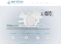 Webová stránka MERIDIAN PRODUCTION, s.r.o.
