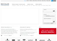 Webová stránka Metzler International s.r.o.