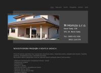 Webová stránka M-Homza s.r.o.