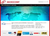 Webová stránka Microcomp Computersystém S.r.o.