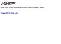 Webová stránka Minetax S.r.o.
