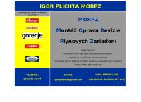 Webová stránka Igor Plichta MORPZ