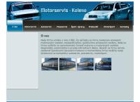 Webová stránka Motorservis Koleno