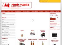 Webová stránka Musicmania S.r.o. Žiar Nad Hronom