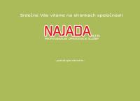 Webová stránka Najada s.r.o.