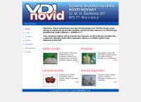 Webová stránka Výrobné družstvo invalidov Novid
