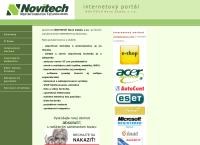 Webová stránka Novitech Nové Zámky s.r.o.