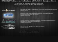 Webová stránka Orbie Slovakia S.r.o.