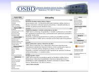 Webová stránka Osbd Okresné Stavebné Bytové Družstvo