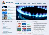 Webová stránka Osmar - Gas ,s.r.o.