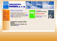 Webová stránka PAMIKO spol. s r.o.