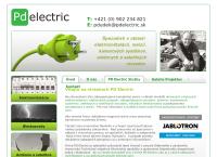 Webová stránka Pd Electric