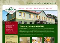 Webová stránka Penzión CENTRAL