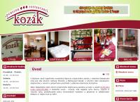 Webová stránka Penzión a Restaurant Kozák