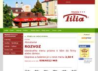Webová stránka Penzión Tilia