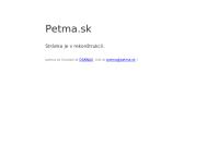 Webová stránka Petma s.r.o.