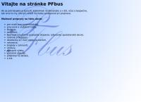 Webová stránka PFBUS