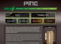 Webová stránka PINE s.r.o.